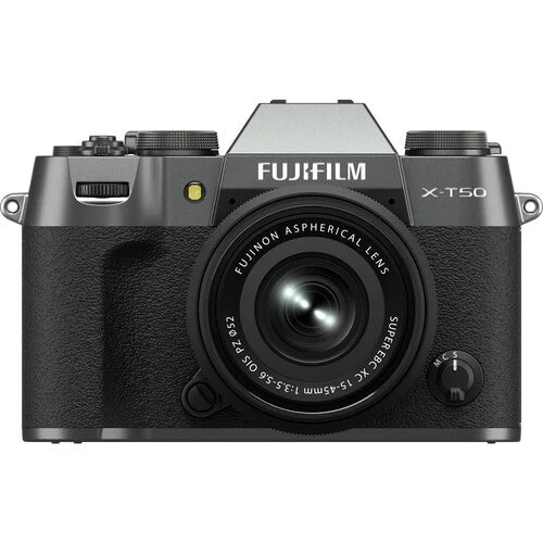 Buy Fujifilm X-T50 Mirrorless Camera with XC 15-45mm F/3.5-5.6 Lens (Charcoal Silver)