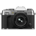 Online Fujifilm X-T50 Mirrorless Camera with XC 15-45mm F/3.5-5.6 Lens (Silver)