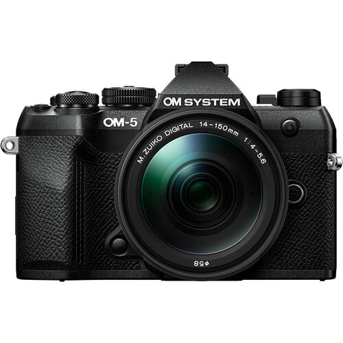 Buy OM System OM-5 Mark II Mirrorless Camera with 14-150mm F/4-5.6 II Lens (Black)