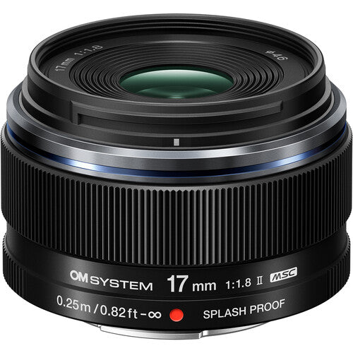 Buy OM System M.Zuiko ED 17mm f/1.8 II Camera Lens (Black)