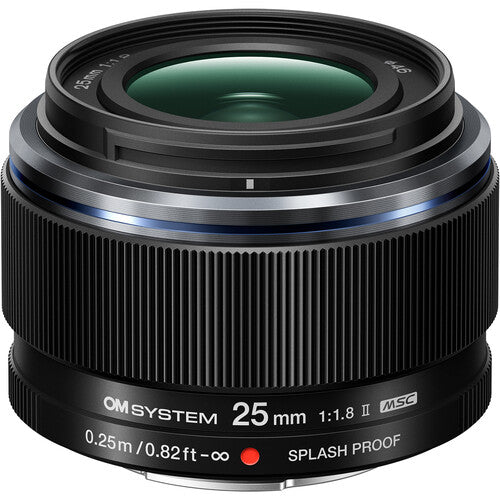 Buy OM System M.Zuiko ED 25mm F/1.8 II Camera Lens (Black)