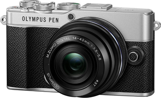 Buy OM System PEN E-P7 Mirrorless Camera Kit with 14-42mm Camera Lens (Silver)