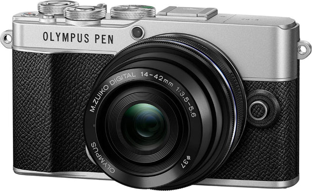 Buy OM System PEN E-P7 Mirrorless Camera Kit with 14-42mm Camera Lens (Silver)