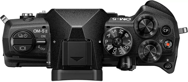 OM System OM-5 Mark II Mirrorless Camera with 12-45mm F/4 Pro Lens (Black) in UK