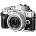 Buy Olympus OM-D E-M10 Mark IV Kit with (14-42mm EZ) (40-150mm) Silver