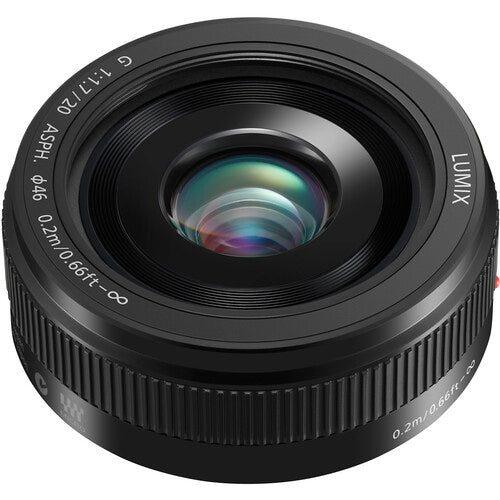 Buy Panasonic LUMIX G 20mm F/1.7 II ASPH Black Camera Lens