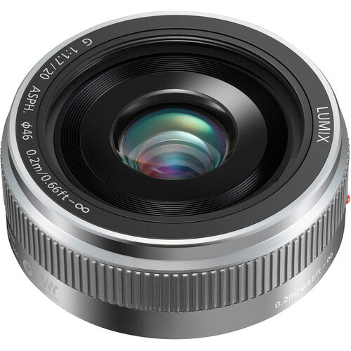 Buy Panasonic LUMIX G 20mm F/1.7 II ASPH Silver Camera Lens