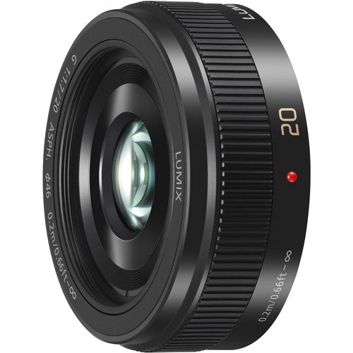 Panasonic LUMIX G 20mm F/1.7 II ASPH Black Camera Lens in UK