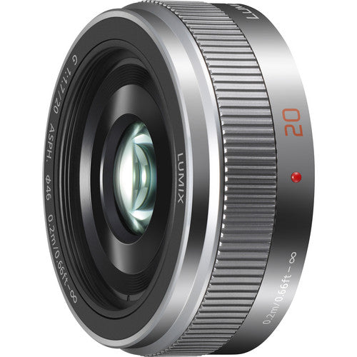 Panasonic LUMIX G 20mm F/1.7 II ASPH Silver Camera Lens in UK