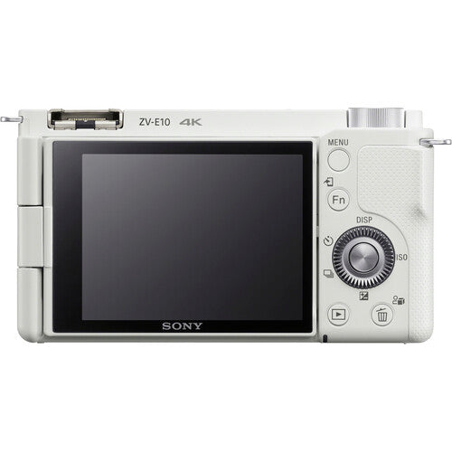 Sony ZV-E10 Mirrorless Camera Body (ILCZV-E10) (White) UK