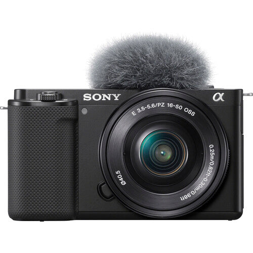 Sony ZV-E10 Mirrorless Camera with 16-50mm Lens (ILCZV-E10L) (Black) uk