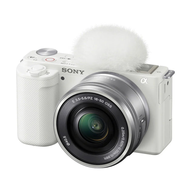 buy Sony ZV-E10 Mirrorless Camera with 16-50mm Lens (ILCZV-E10L) (White)