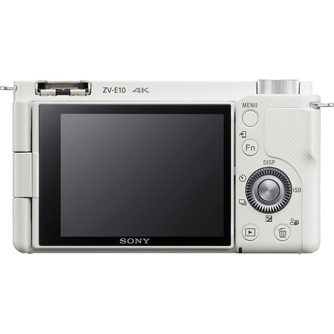 Sony ZV-E10 Mirrorless Camera with 16-50mm Lens (ILCZV-E10L) (White) uk