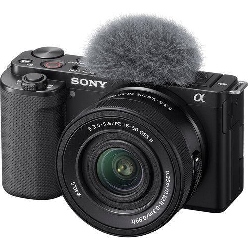 Sony ZV-E10 Mirrorless Camera with 16-50mm II Lens (Black) in UK