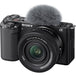 Sony ZV-E10 Mirrorless Camera with 16-50mm II Lens (Black) in UK