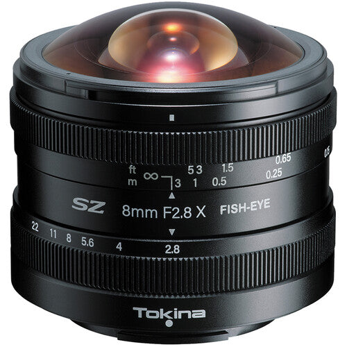 Tokina SZ 8mm F/2.8 APS-C Fisheye Mirrorless Lens (Fuji X) UK