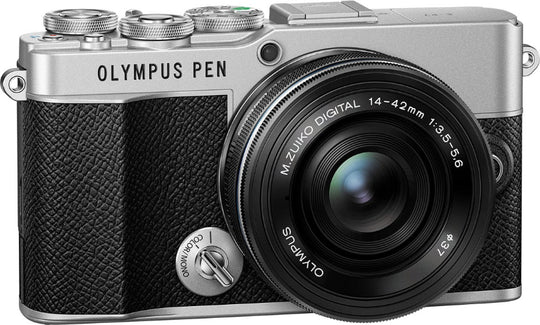 OM System PEN E-P7 Mirrorless Camera Kit with 14-42mm Camera Lens (Silver) price uk